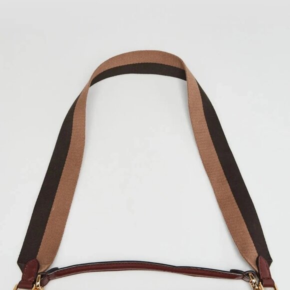 Fendi Pink FF Cotton Canvas Medium Baguette Bag - 8BR600 - Picture 7 of 11